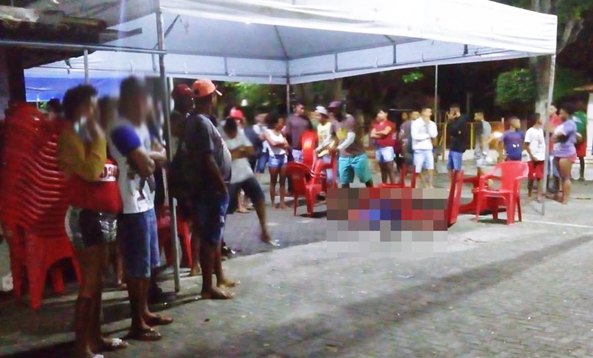 Adolescente é morto a tiros no centro de Conceição do Jacuípe Aratu