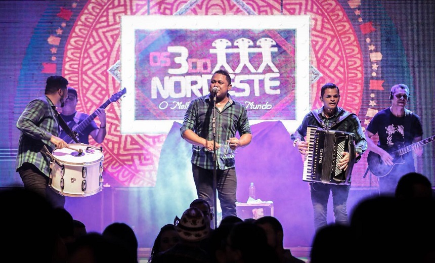 Grupo de forró Os 3 do Nordeste comemora 50 anos de carreira show