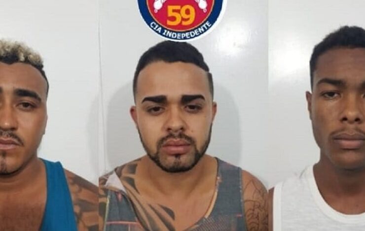 Líder de quadrilha que atua em Feira de Santana é preso comparsas