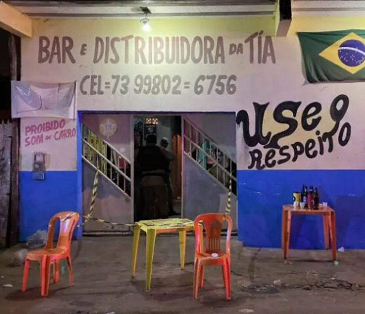 Atentado em bar deixa dois mortos na Bahia mulher foi vítima de bala