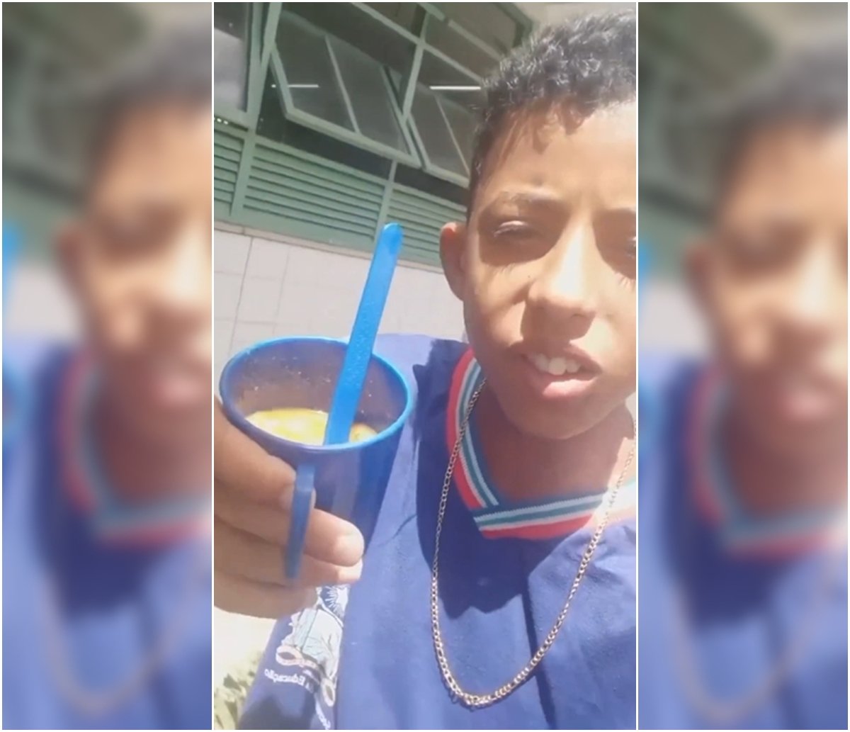 Cara De Cachorro Menino Que Viralizou Ao Reclamar De Sopa Em Escola