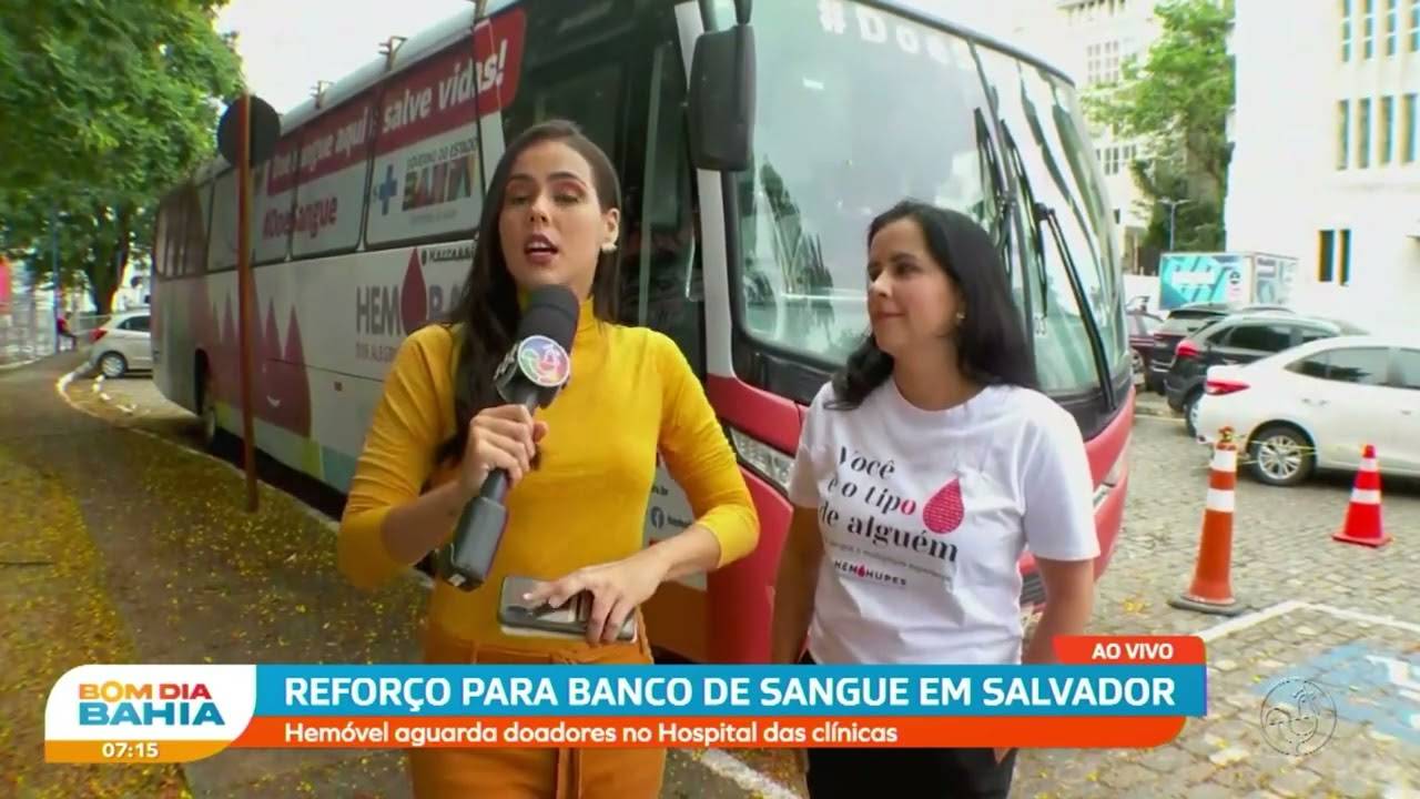 HEMOBA aguarda doadores no Hospital das Clínicas Banco de sangue