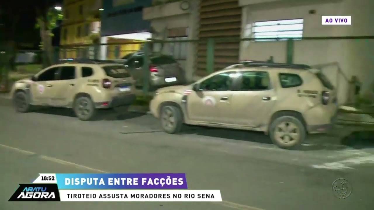 Disputa entre facções tiroteio assusta moradores no Rio Sena Aratu