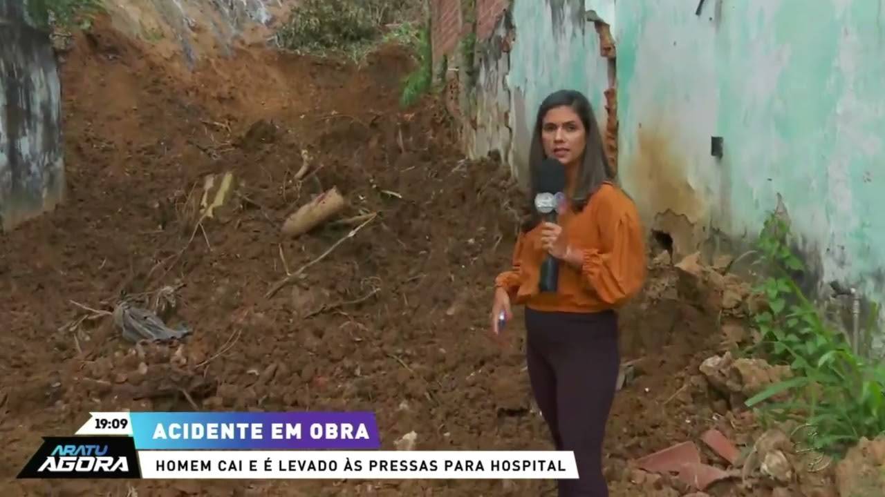 Acidente Em Obra Homem Cai E Levado S Pressas Para Hospital Aratu