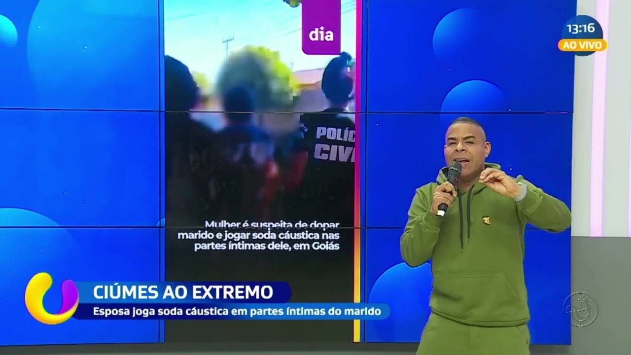 Ciúmes ao extremo esposa joga soda cáustica em partes íntimas do