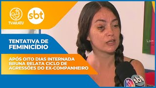Mulher espancada por ex-companheiro em bar denuncia crime; ela teve traumatismo craniano