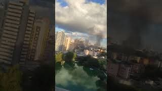 MORADOR MOSTRA EXPLOSÃO EM POSTO DE COMBUSTÍVEL