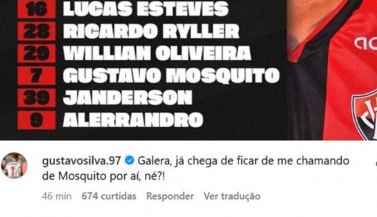 Gustavo “sem mosquito”: Atleta do Vitória faz campanha de combate a dengue