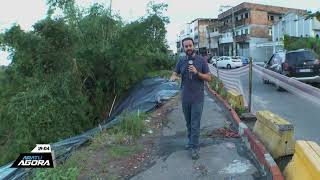Risco de deslizamento: Moradores de Cajazeiras XI pedem socorro por encosta | ARATU AGORA | TV ARATU