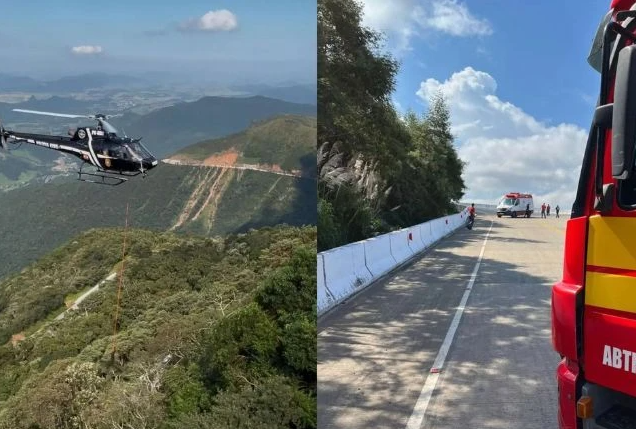 Homem morre após cair enquanto voava de asa delta