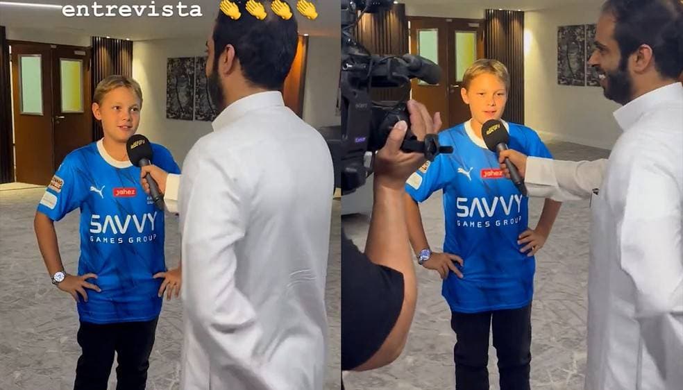 Davi Lucca, filho de Neymar, surpreende a internet com inglês fluente: 'Fala melhor que o pai'