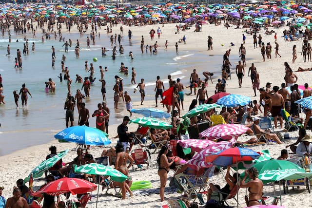 Com máxima de 42 °C, Rio de Janeiro atinge nível 4 de calor nesta segunda