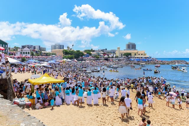 Salvador tem o dia mais quente do ano nas comemorações a Yemanjá