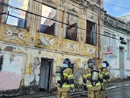 Incêndio casarão