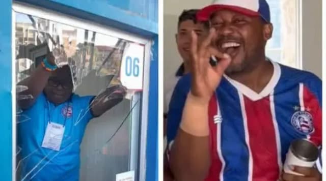 Torcedor que agrediu funcionária do Bahia é proibido de ir ao estádio