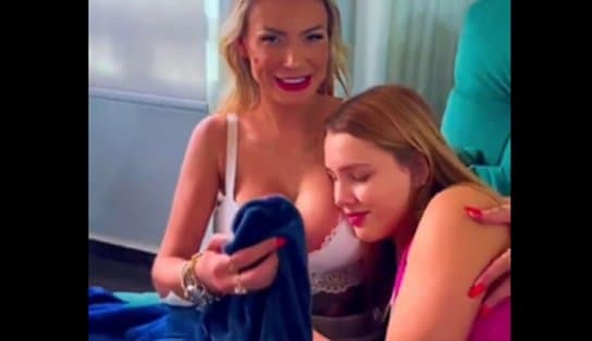 Andressa Urach grava conteúdo adulto com nora e choca o namorado