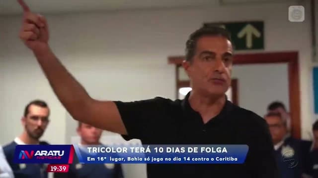 Bahia terá dez dias de folga e só joga no dia 14/09 contra o Coritiba