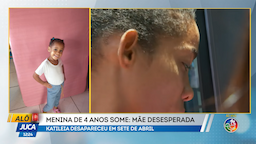 Menina de 4 anos é sequestrada na casa do padrasto em 7 de Abril