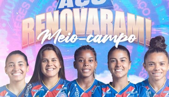 Bahia renova com atletas do time feminino para temporada 2025; veja lista