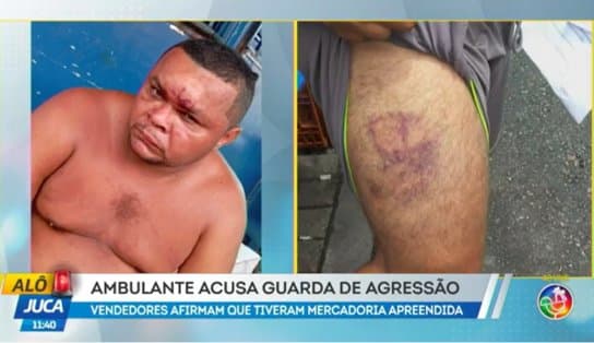 Ambulante denuncia agressão cometida pela Guarda Municipal: 'Me deixaram no chão'