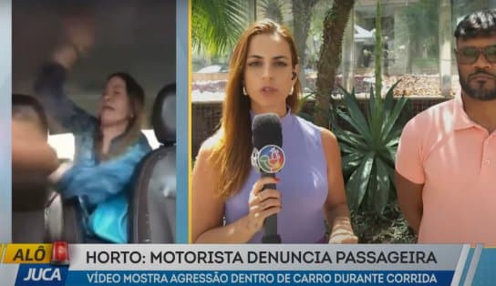 Passageira agride motorista da Uber após ele não entrar em garagem de prédio no Horto Florestal; vídeo