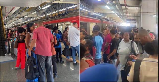 Metrô apresenta falha na Estação Pernambués e passageiros ficam presos na composição