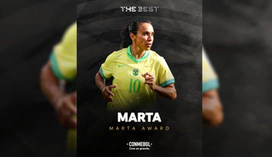 Marta ganha inédito 'Prêmio Marta' por gol mais bonito de 2024