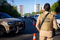 A iniciativa acontece, simultaneamente, em outros estados e mobiliza efetivo e viaturas