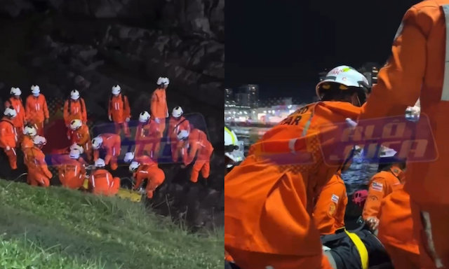 Homem cai em barranco no Morro do Cristo e é resgatado pelos bombeiros