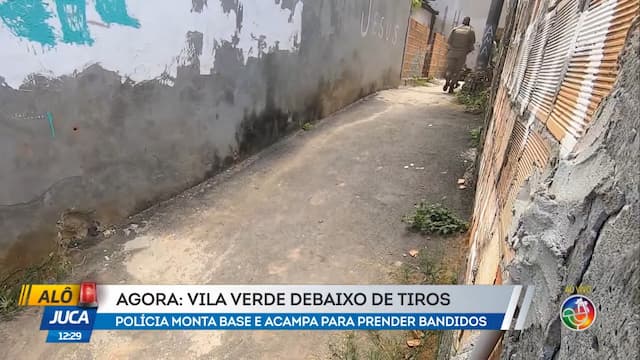 Polícia é recebida com tiros em Vila Verde; veja vídeo