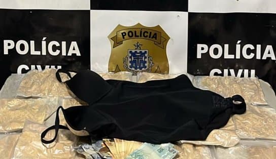 Mulher é presa na Bahia com drogas da Bolívia escondidas nas roupas