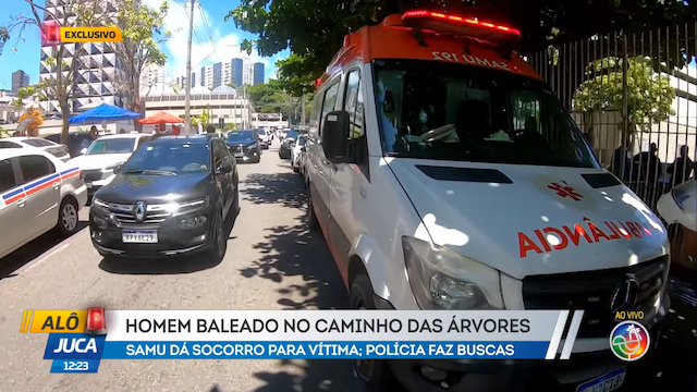 Homem é encontrado baleado no Caminho das Árvores, em Salvador