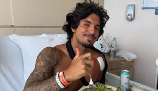 Gabriel Medina passa por cirurgia após lesão no ombro e está fora do Circuito Mundial de 2025