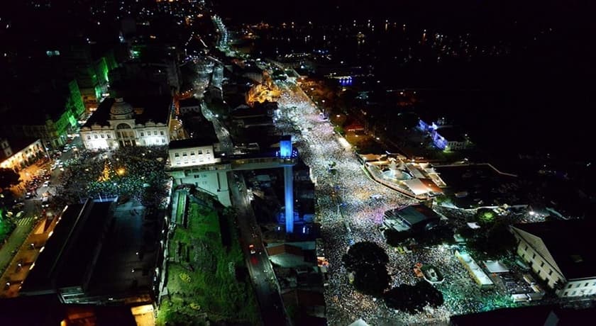 Réveillon Salvador alcança público de 600 mil pessoas