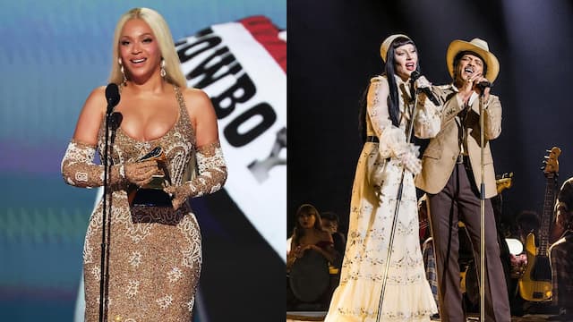 Beyoncé, Bruno Mars e Lady Gaga: veja vencedores do Grammy 2025