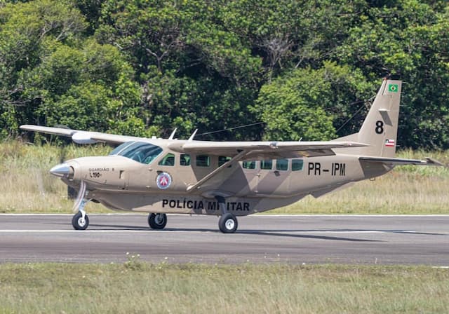 Helicóptero da PM transporta fígado para transplante em Salvador