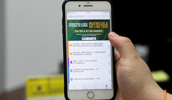 Matrícula na rede estadual pode ser feita 100% online em 2020