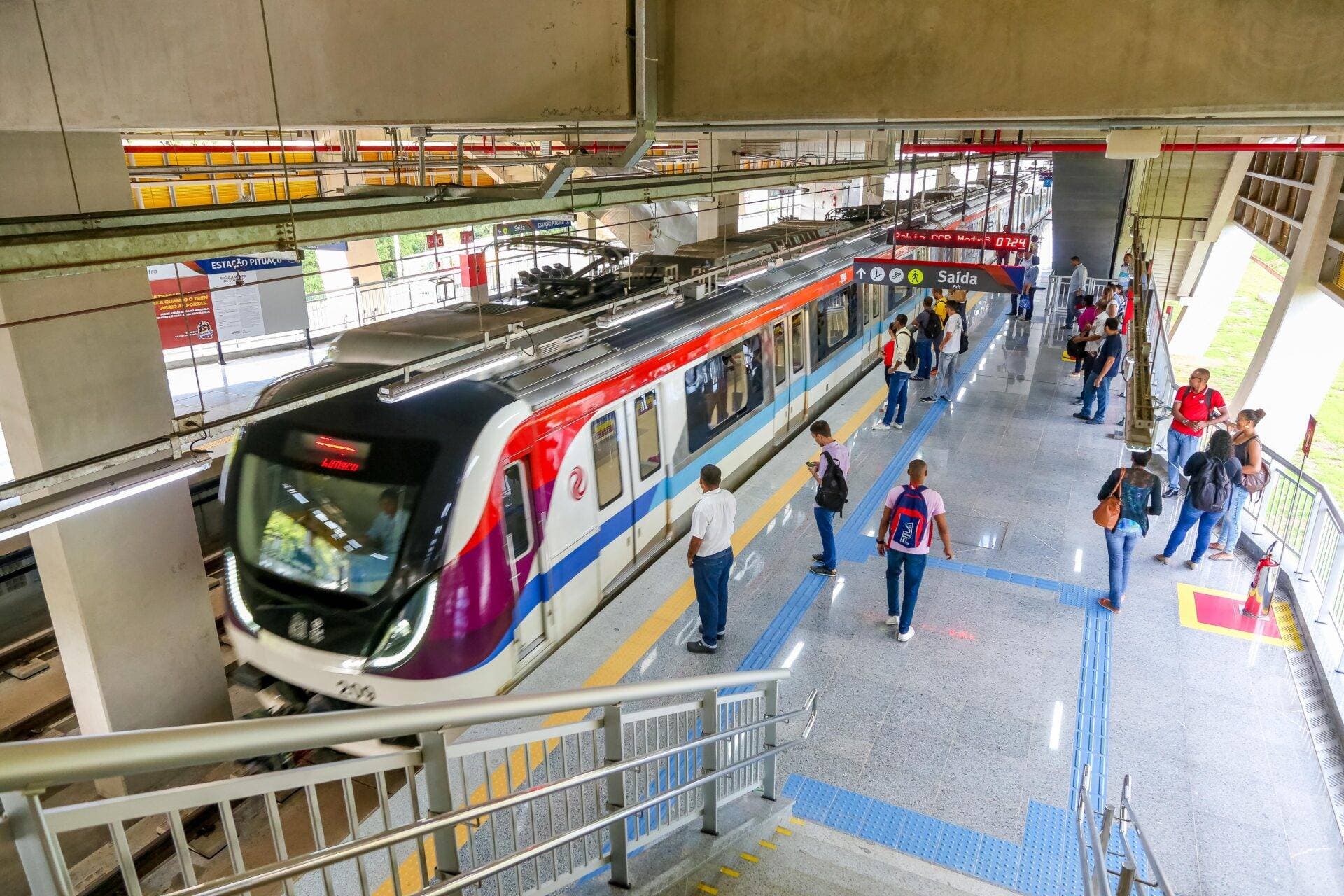 Metrô de Salvador terá horário de funcionamento ampliado para jogo do Bahia na quarta (6)