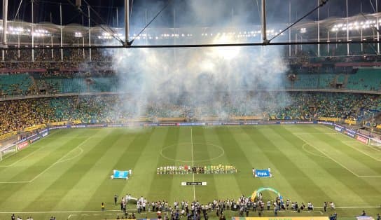 CBF atribui à Fonte Nova preços altos e público baixo no jogo do Brasil