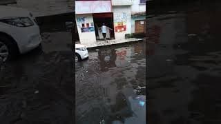 ALAGAMENTO NA RUA DA RIBEIRA JÁ DURA ANOS