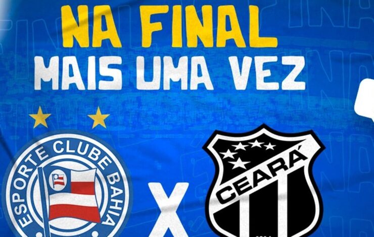 Bahia x Ceará: acompanhe o lance a lance da primeira partida da final da Copa do Nordeste 2021