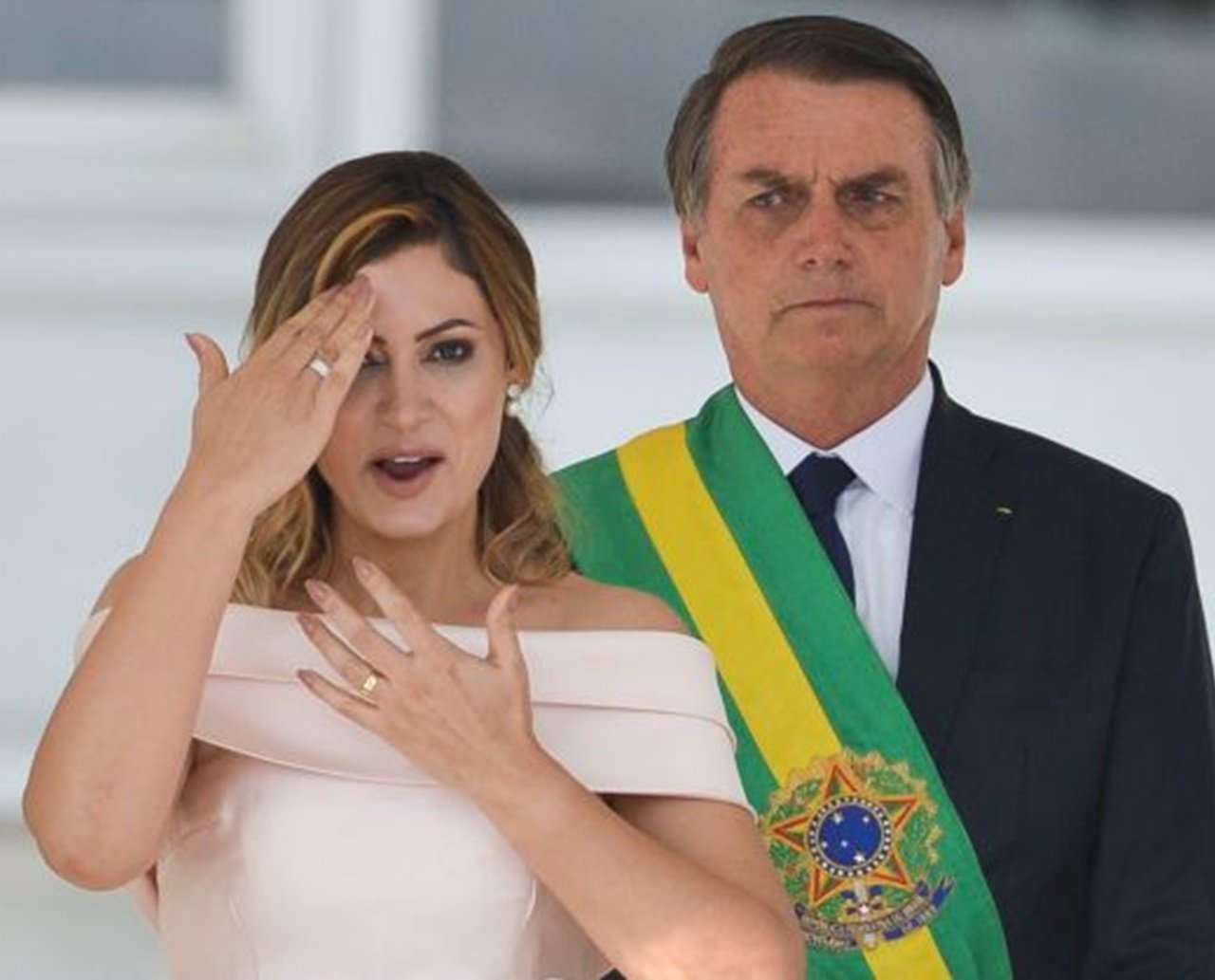 Bolsonaro afirma que Michelle tomou vacina contra a Covid-19