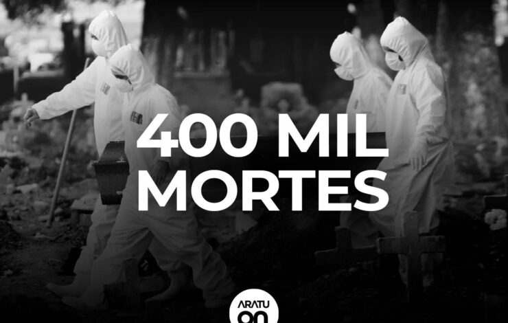 Brasil atinge marca de 400 mil mortos pela Covid-19; recorde é batido pouco mais de um mês após 300 mil mortos