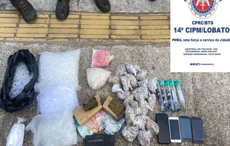 PM apreende mil pedras de crack em bar de Salvador; agentes desconfiaram após ver