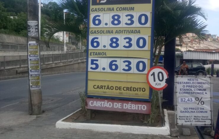 Repasse de ICMS congelado dos combustíveis teria gerado aumento de preço na Bahia, diz Sindicato