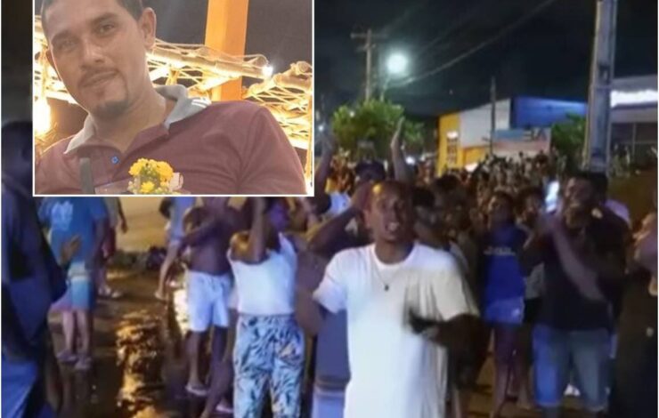 Moradores protestam após morte de marceneiro durante ação da PM em Portão; 