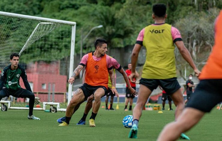 Vitória se reapresenta e já treina visando jogo contra o Londrina