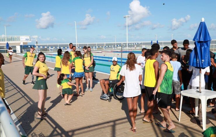 Arena Aquática Salvador recebe equipe de natação do Comitê Paralímpico Brasileiro para Training Camp