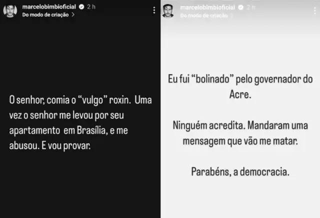 Ex-marido de Nicole Bahls acusa governador do Acre de abusá-lo sexualmente 1 bambi
